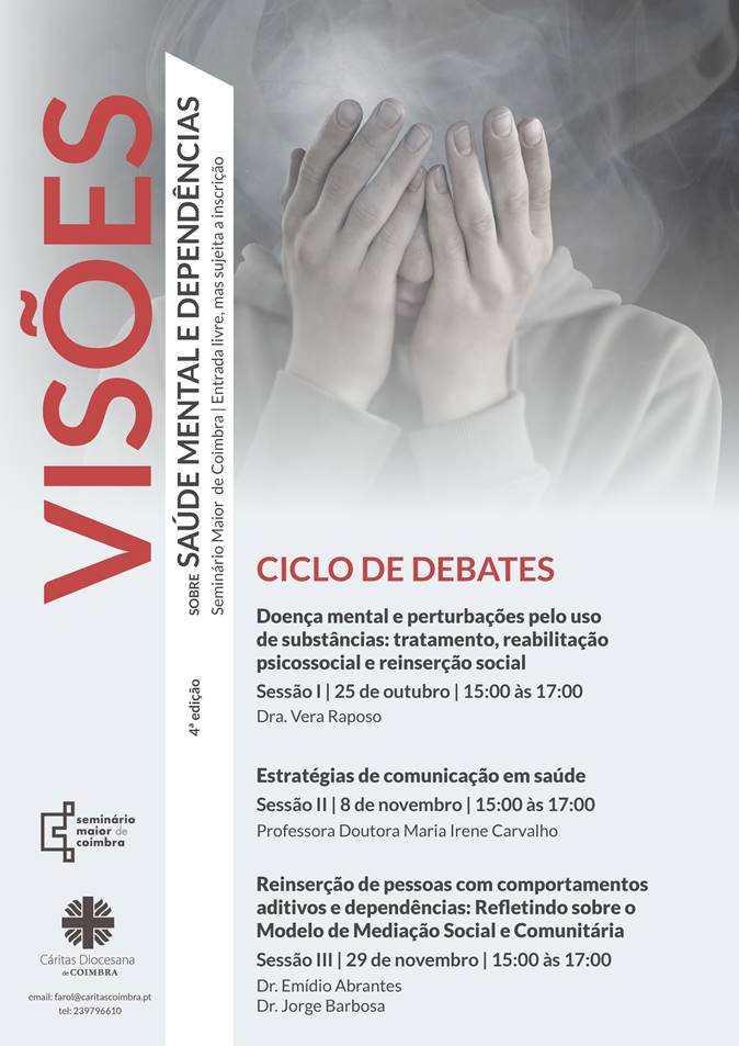 Jornal Campeão: Cáritas de Coimbra promove Ciclo de Debates sobre saúde mental