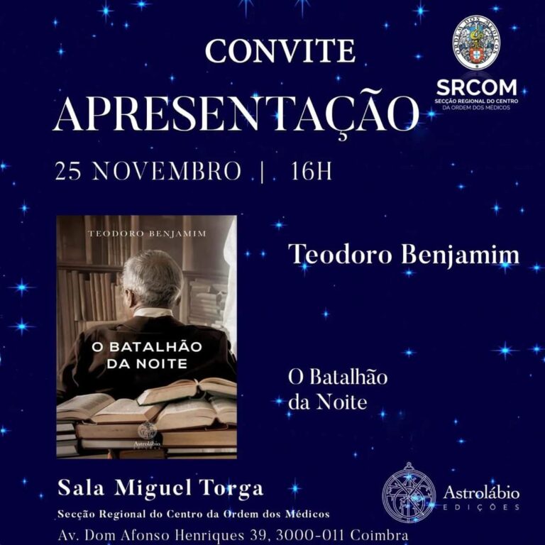 Jornal Campeão: SRCOM recebe apresentação do livro ‘O Batalhão da Noite’ de José Filipe Melo