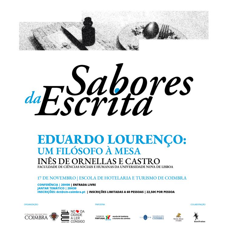 Jornal Campeão: Sabores da Escrita organiza conferência e jantar em homenagem a Eduardo Lourenço