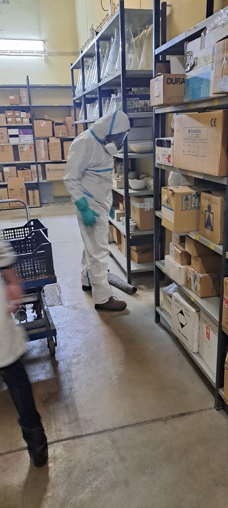 Jornal Campeão: UC realizou processo de eliminação de resíduos laboratoriais acumulados há décadas