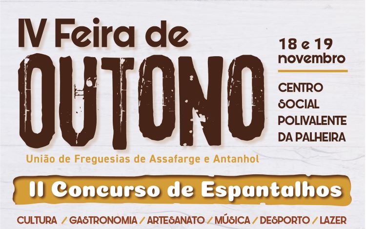 Jornal Campeão: Feira de Outono em Assafarge e Antanhol regressa para mais uma edição