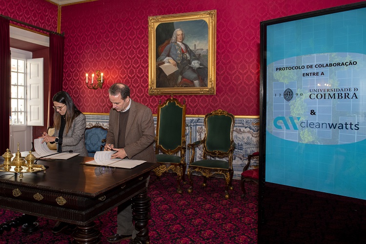 Jornal Campeão: Universidade de Coimbra e Cleanwatts assinam protocolo sobre transição energética