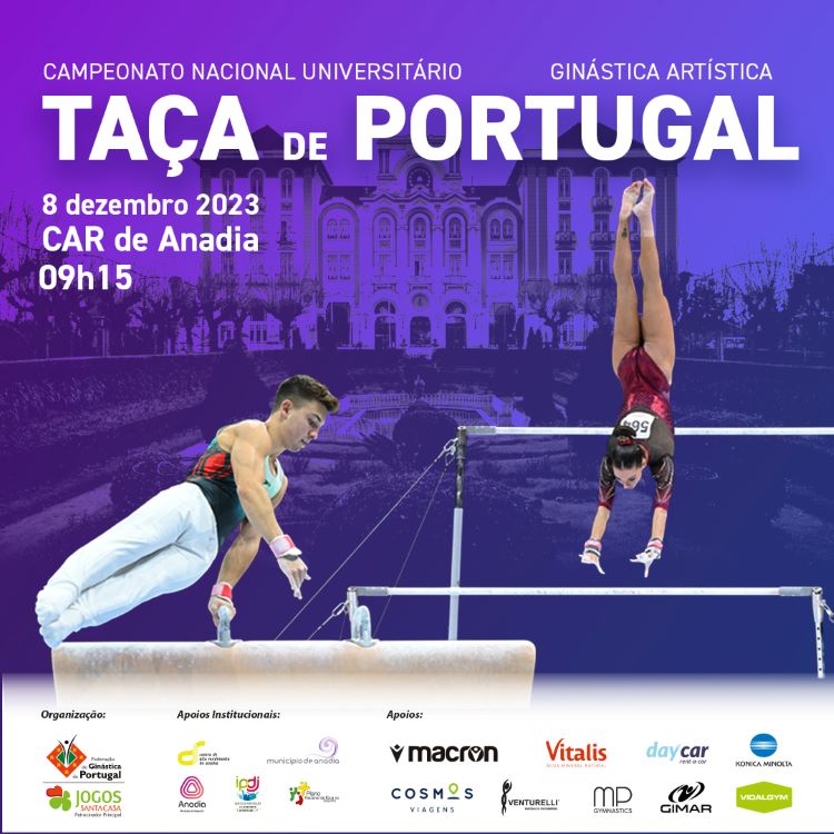 Jornal Campeão: Anadia recebe Taça de Portugal e Campeonato Nacional Universitário de Ginástica