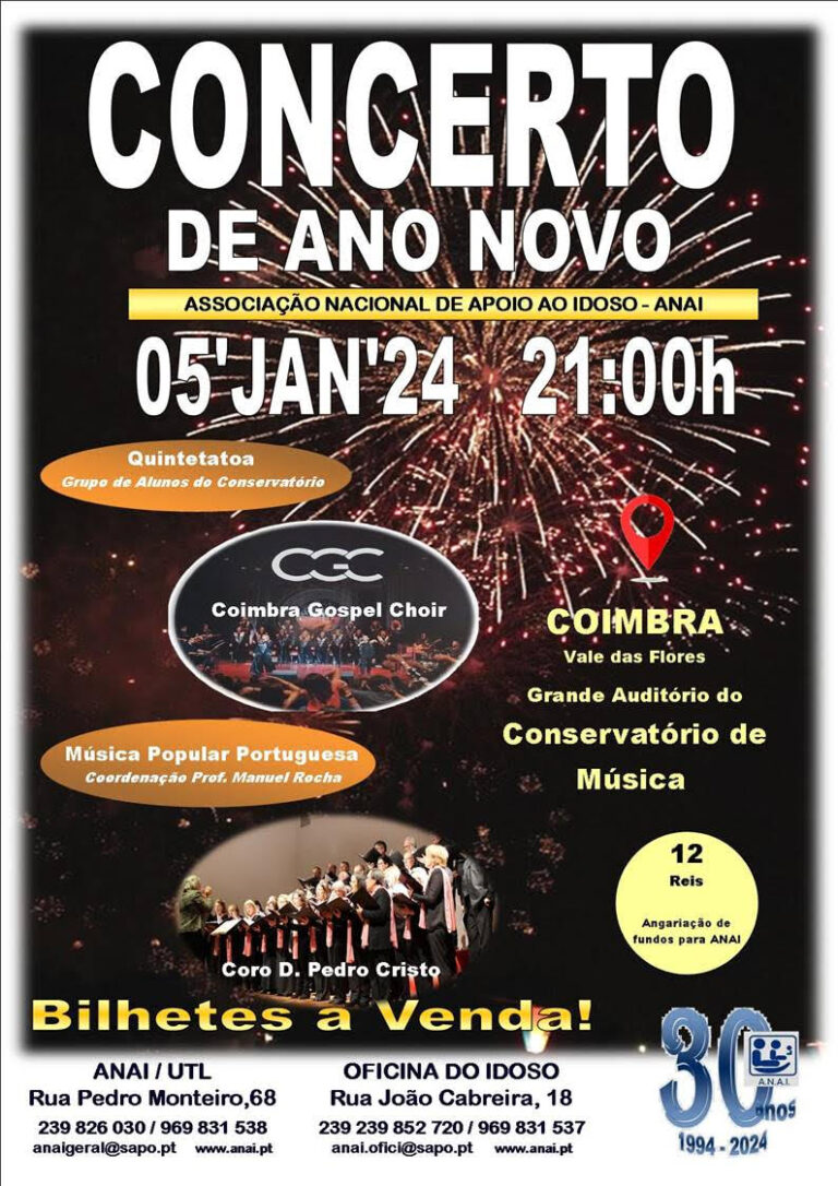 Jornal Campeão: Associação Nacional de Apoio ao Idoso promove Concerto de Ano Novo