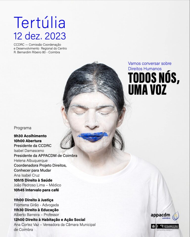Jornal Campeão: APPACDM Coimbra promove tertúlia para discutir direitos humanos