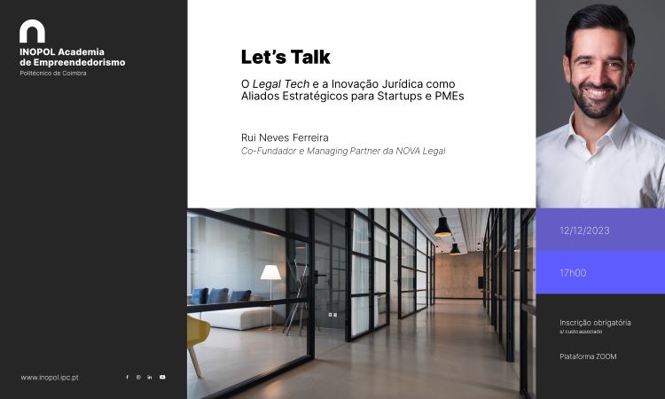 Jornal Campeão: INOPOL recebe webinar sobre “Legal Tech” e Inovação Jurídica para Startups e PMEs