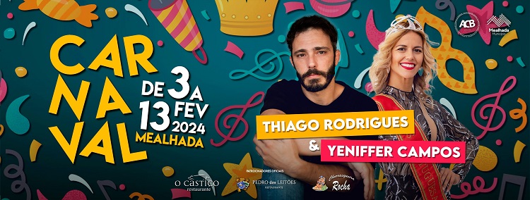 Jornal Campeão: Actor brasileiro e miss portuguesa 2023 vão ser os reis do Carnaval da Mealhada