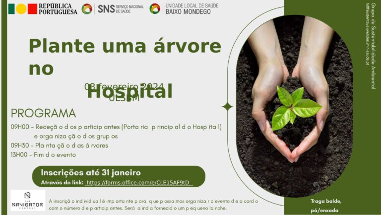Jornal Campeão: ULS e Navigator unem esforços para plantação de 400 árvores na Figueira da Foz