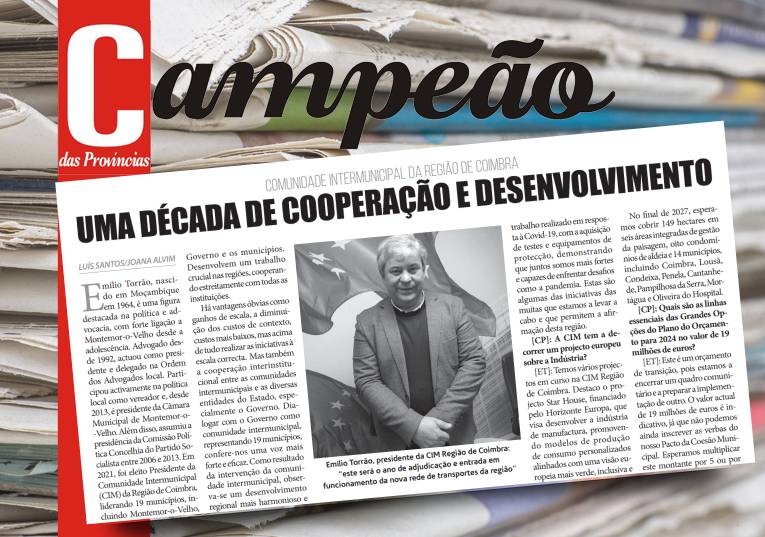 Jornal Campeão: CIM Região de Coimbra: uma década de cooperação e desenvolvimento