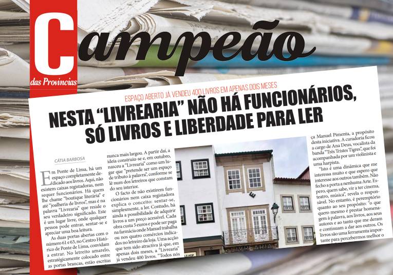Jornal Campeão: Nesta “livrearia” não há funcionários, só livros e liberdade para ler