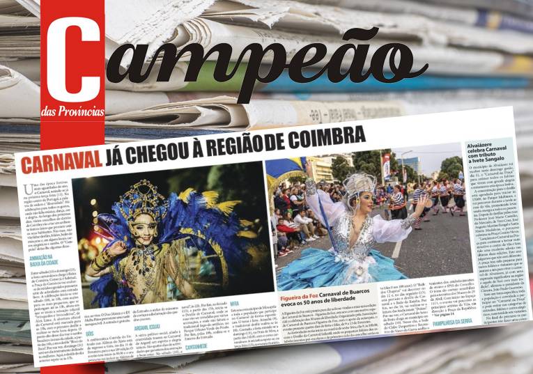 Jornal Campeão: Carnaval já chegou à região de Coimbra