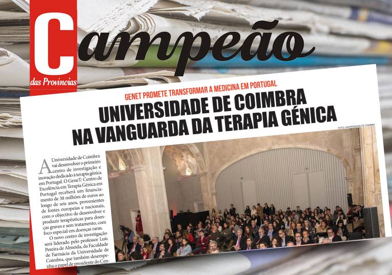 Jornal Campeão: Universidade de Coimbra na vanguarda da terapia génica