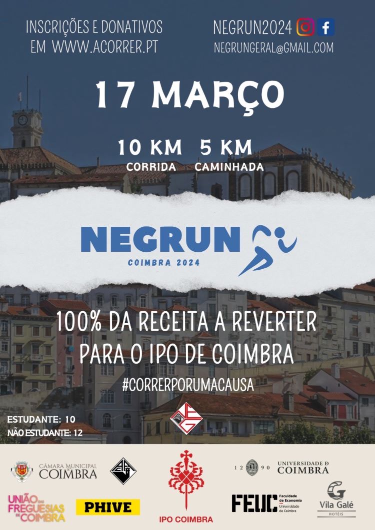 Jornal Campeão: Núcleo de Estudantes de Gestão da AAC realiza NEG RUN para apoiar IPO