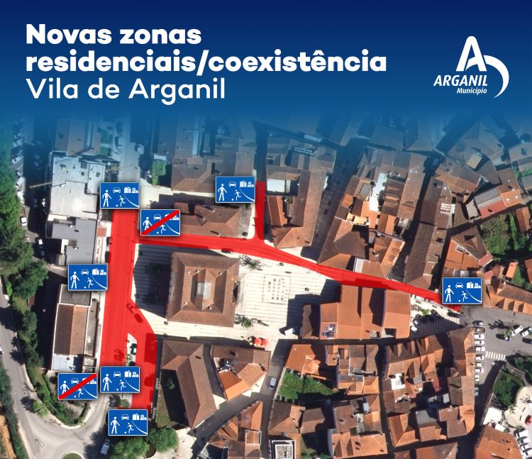 Jornal Campeão: Arganil tem novas zonas de coexistência entre peões e veículos