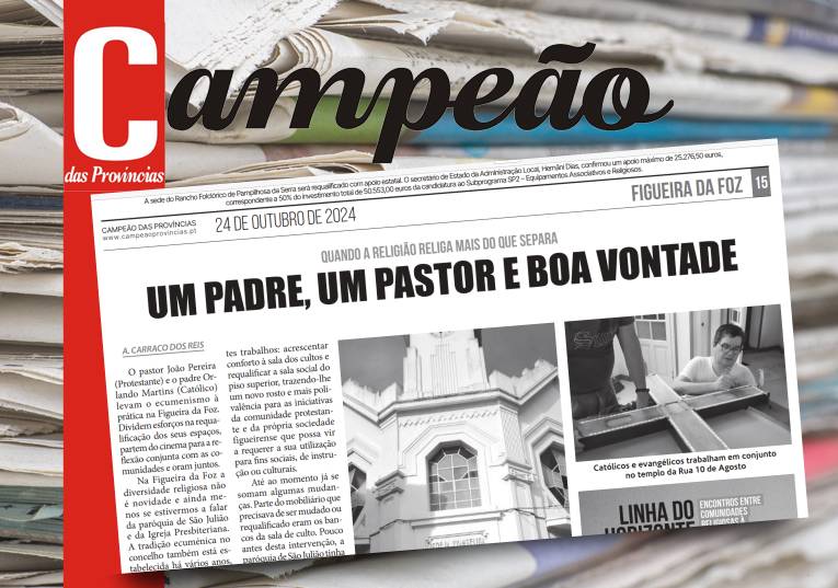 Jornal Campeão: Quando a religião religa mais do que separa: um padre, um pastor e boa vontade