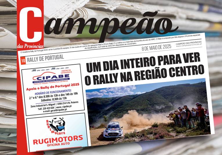 Jornal Campeão: Um dia inteiro para ver o Rally na região Centro