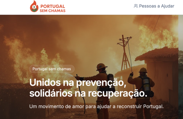 Jornal Campeão: “Portugal Sem Chamas”: plataforma solidária permite ajudar vítimas dos incêndios