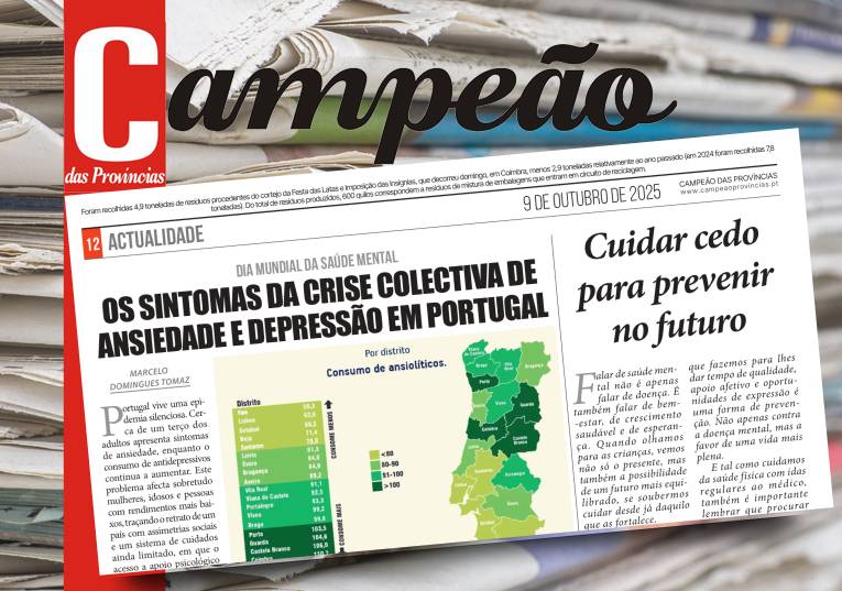 Jornal Campeão: Os sintomas da crise colectiva de ansiedade e depressão em Portugal