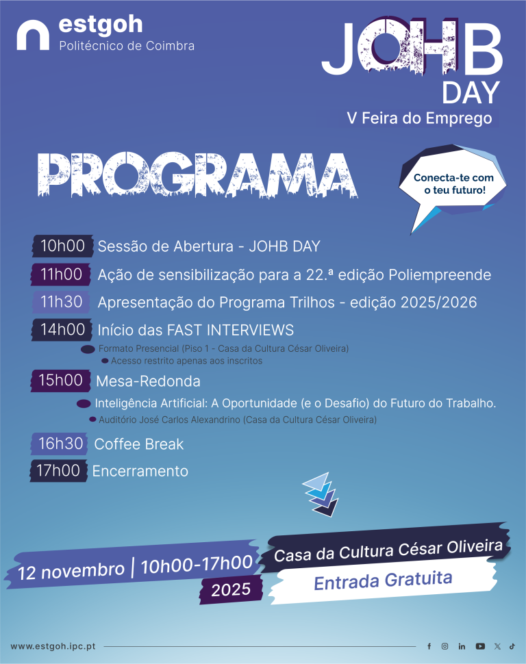 Jornal Campeão: Feira do Emprego da ESTGOH regressa com um dia dedicado à empregabilidade e ao futuro do trabalho