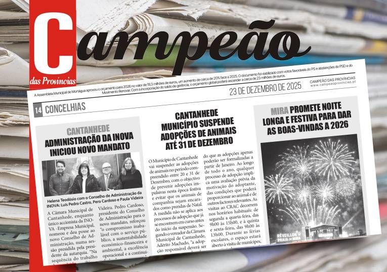 Jornal Campeão: Mira promete noite longa e festiva para dar as boas-vindas a 2026