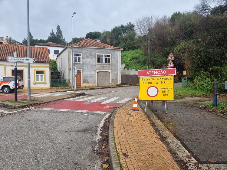 Jornal Campeão: EN 110 cortada ao trânsito no Miradouro do Sr. Justo no concelho de Coimbra