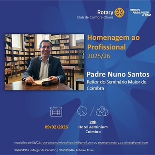 Jornal Campeão: Padre Nuno Santos distinguido pelo Rotary Club de Coimbra-Olivais