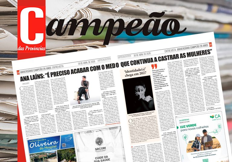 Jornal Campeão: Ana Laíns: “é preciso acabar com o medo que continua a castrar as mulheres”