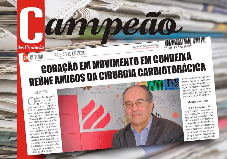 Jornal Campeão: Coração em Movimento em Condeixa reúne Amigos da Cirurgia Cardiotorácica