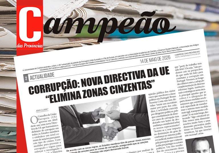 Jornal Campeão: Corrupção: nova Directiva da EU “elimina zonas cinzentas”