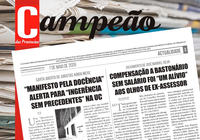 Jornal Campeão: “Manifesto pela docência” alerta para “ingerência sem precedentes” na UC