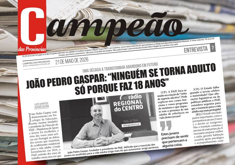 Jornal Campeão: João Pedro Gaspar: “ninguém se torna adulto só porque faz 18 anos”